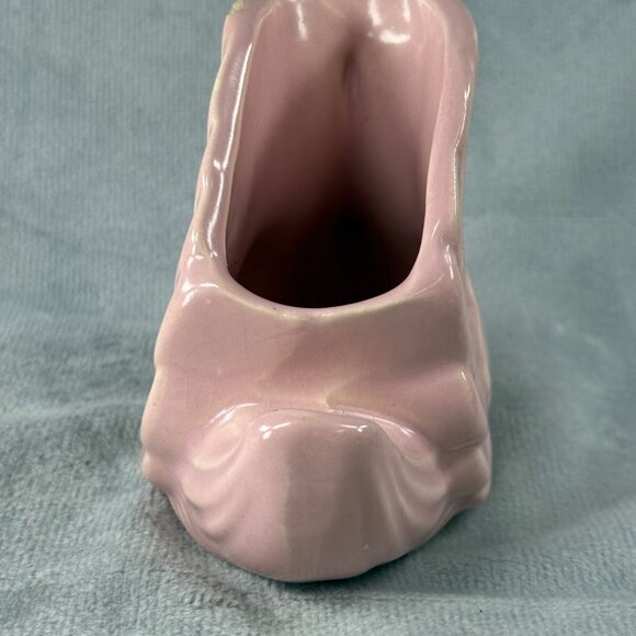 Vintage Pink Ceramic Swan Planter Vase Decor Housewares Container Trinket Dish - Picture 8 of 16